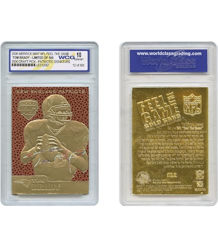 Amazon.com: Tom Brady 2000 Fleer Ultra Gold Rookie Card Refractor