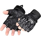 WTACTFUL Tactical Fingerless Gloves for Motorbike Motorcycle Cycling Climbing Hiking Hunting Gloves