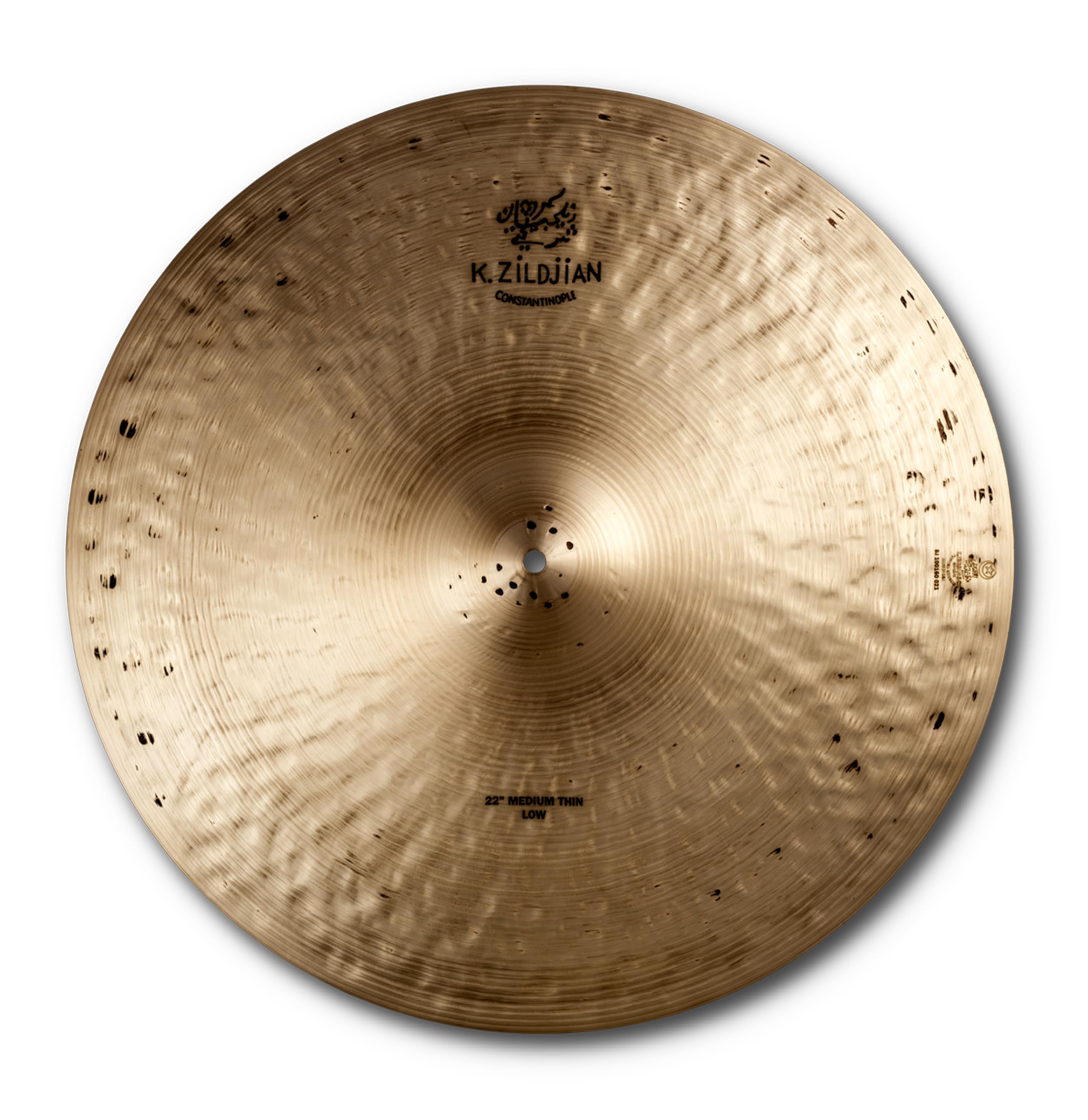 Zildjian K Constantinople Series - 22 Inch Medium Thin Low Ride Cymbal,bronze