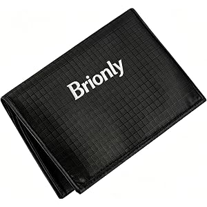 Brionly 3-in-1 Hidden Pocket Travel Wallet - Ultra-Thin 0.06 Pounds Lightweight Hook & Loop Anti-Theft Stash for Men & Women