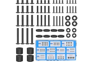 MOUNTUP Universal TV Mounting Hardware Kit Fits Most LED LCD OLED 4K TVs, Includes M4 M5 M6 M8 TV Screws, Spacers, Washers for TVs/Monitor Mounting up to 80 inches, MU0041