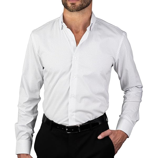 Amazon.com: DKNY Men's Button Up Shirt - Slim Fit Long Sleeve for Business  and Casual | Solid Color, Stretchy Button Down Black : Clothing, Shoes &  Jewelry
