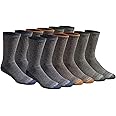 Dickies Men's Dri-Tech Moisture Control Crew Socks, Available in M-XXL (6, 12, 18 Pairs)