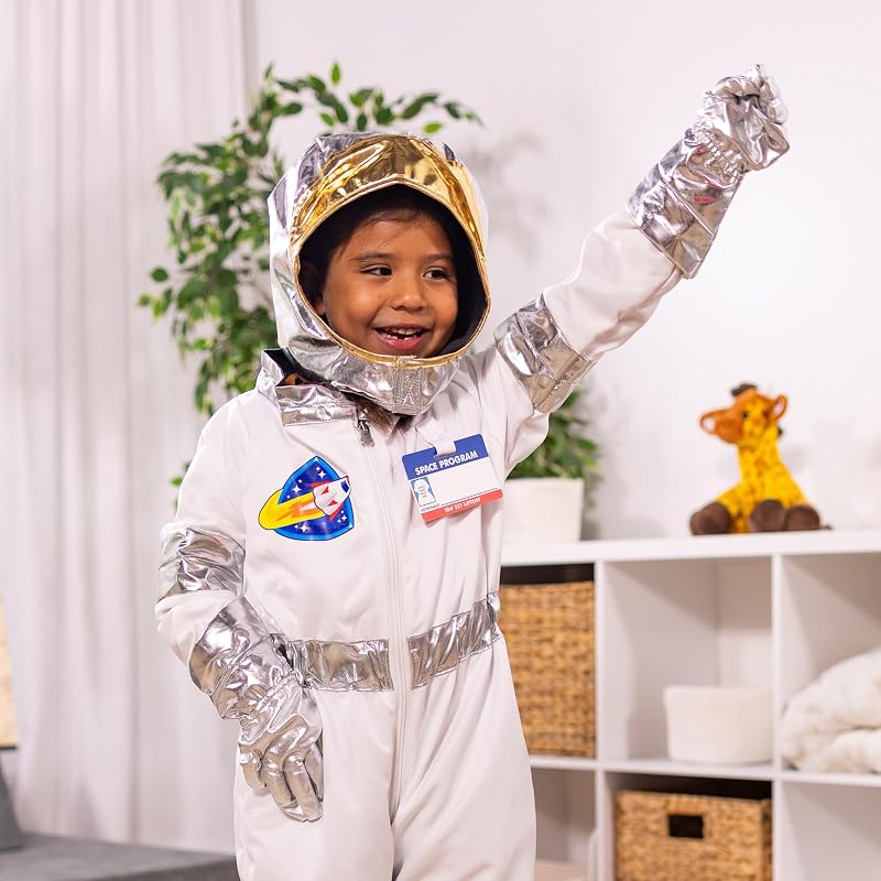 - Astronauten-Kostüm für Kinder, 5-teilig, Rollenspiel, Für Kinder ab 3 Jahren