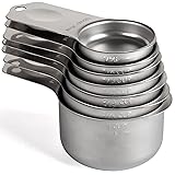 Stainless Steel Measuring Cups Set of 7 Stackable