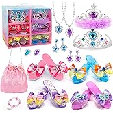 Hechify Princess Dress Up Toys for Little Girl,Jewelry Boutique Role Play Set,Toddler Dress Up Kids Toys for 3-6 Year Old Girl Gifts Birthday Party