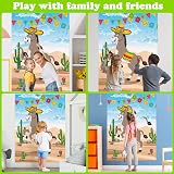 PLULON Pin the Tail on the Donkey Game Poster with Tail Stickers Birthday Party view 5