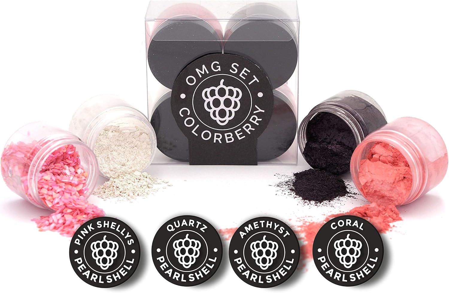 COLORBERRY OMGSet 4 Premium Resin Art Pigment Pastes in A Matching