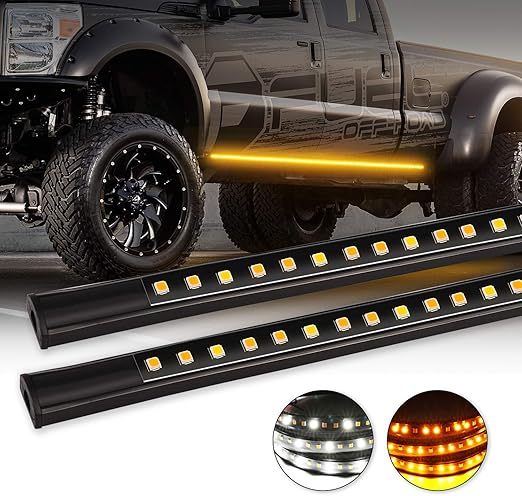 Amazon.com: Niwaker 2Pcs 70 Inch Truck LED Running Board Lights for