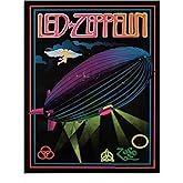 AMERICAN LUXURY GIFTS Classic Music Wall Art Print - Vintage Rock Band Poster For Music Room, Studio, Office, Man Cave & Living Room Decor (Unframed, 11 x 14 inches)