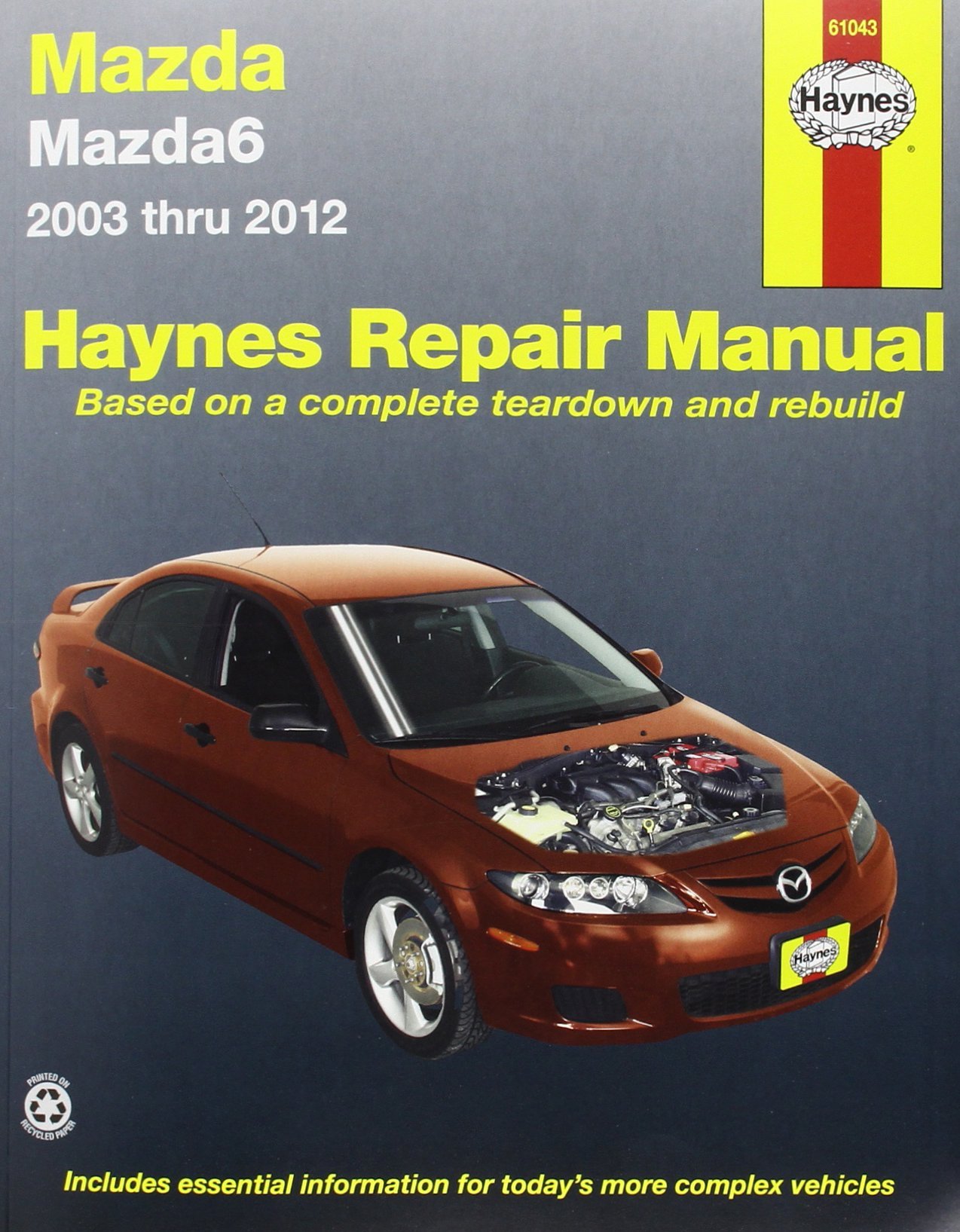 Mazda 6 Automotive Repair Manual: 2003-2012 (Haynes Automotive Repair  Manuals) by Editors Of Haynes Manuals (22-Jul-2013) Paperback Paperback –  1600