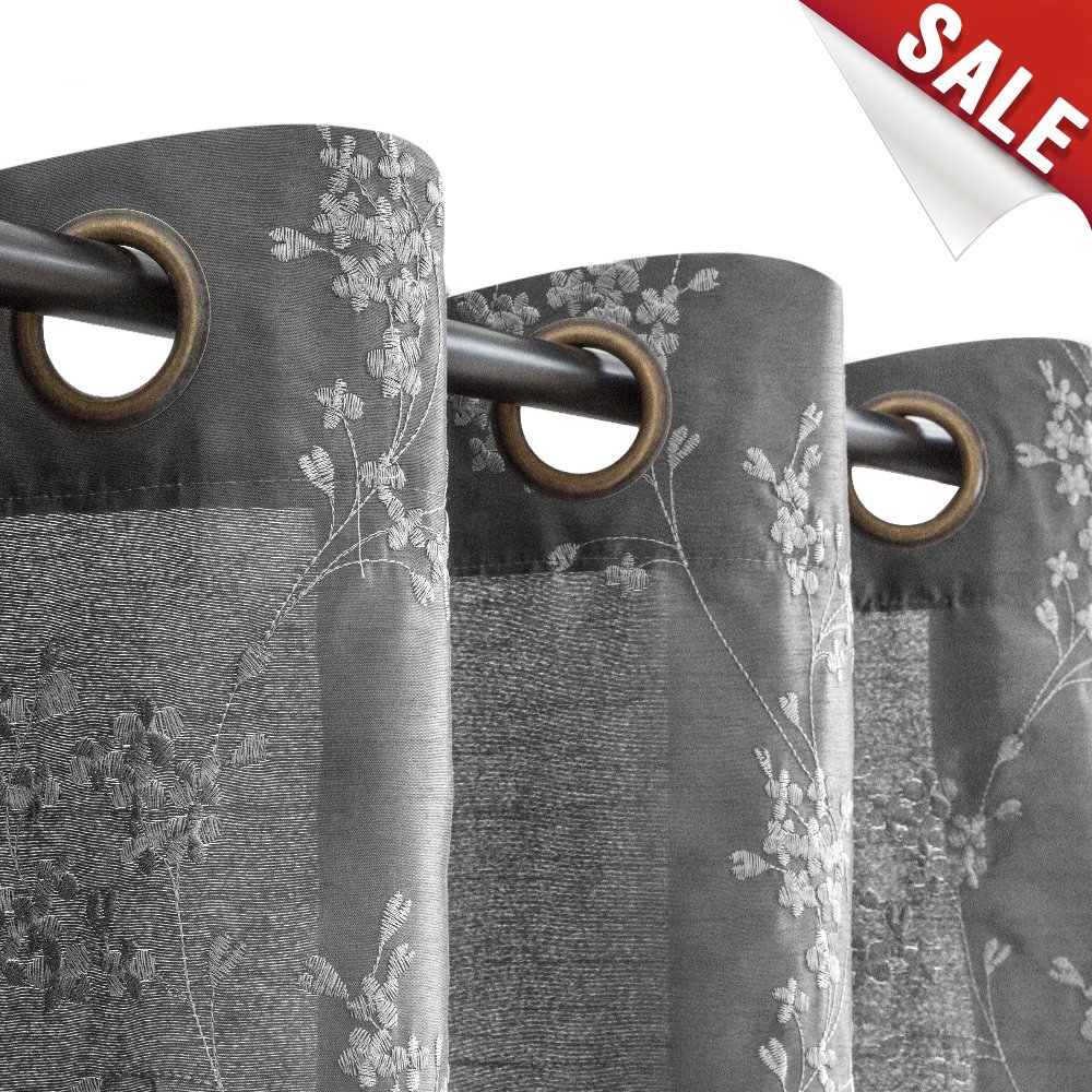 Best drapes for living room grey 84 inch