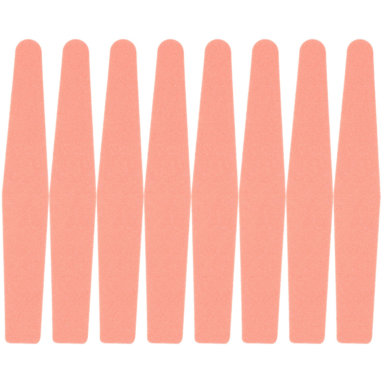 Lurrose 10pcs Nail Files Sponge Double Sided Polishing Boards Nail Buffers Professional Nail Polisher Manicure Tools Orange