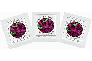 NATURAL PROBIOTIC SELECTION Yogurt Starter Cultures - Pack of 3 Freeze-dried Culture Sachets for Acidophilus Yogurt