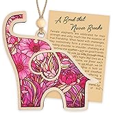 Best Friend Birthday Gifts for Women, Friendship Elephant Ornament with Story Card, Friendship Gifts for Women, Birthday Presents for Best Friends Sisters Special Bond Decor, Mom Gift