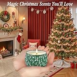 Yinuo Mirror 4 Pack Soy Candles Christmas Scents 120H Burn Time Gift Set view 6