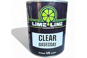 LiME LiNE Clear Automotive Basecoat Paint, Quart, Intercoat Binder, Carrier for Transparent Candy Paint Metallics and Pearls (Quart)