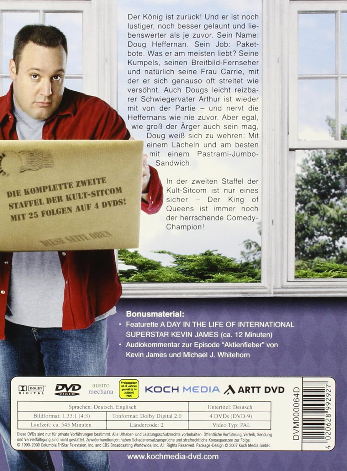 King Of Queens Season 2 4 Dvds Amazonde Kevin James