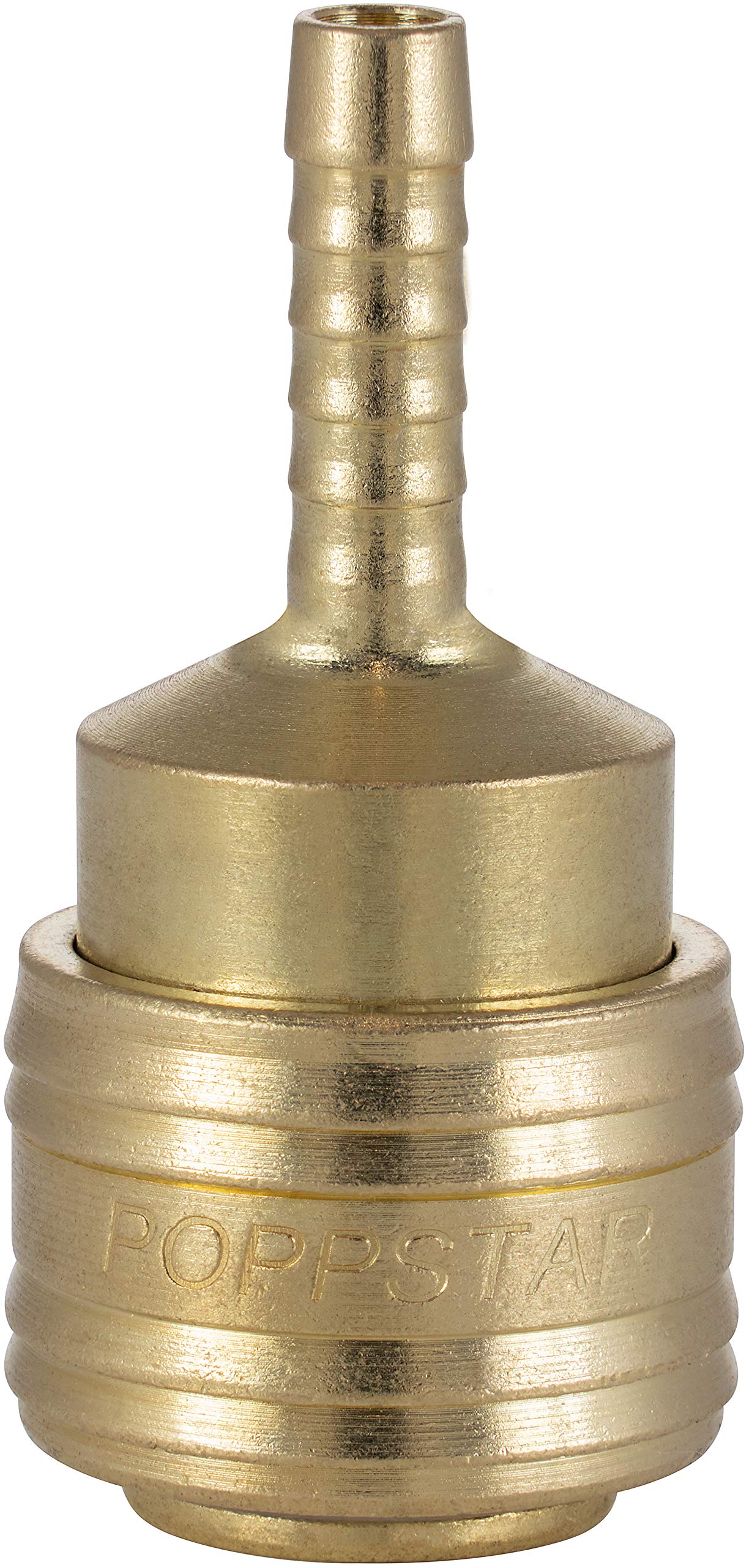 Poppstar Quick Coupling Compressed Air NW 7.2 mm with Hose Nozzle LW 6 for Compressed Air Fittings