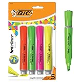 BIC Brite Liner Grip XL Highlighters, Chisel