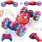 Spider Gesture Sensing Remote Control Cars - 2.4GHz Double Sided RC Stunt Car Toy for 3 4 5 6 7 8 9 10 Year Old Boys, 360°Rot