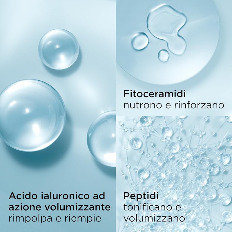 - Capsule di Acido Ialuronico + Peptidi Ceramide, Siero Idratante e Rimpolpante con HA a Misura Variabile, Formula Setosa e Leggera, Per Tutti i Tipi di Pelle, 30 Capsule