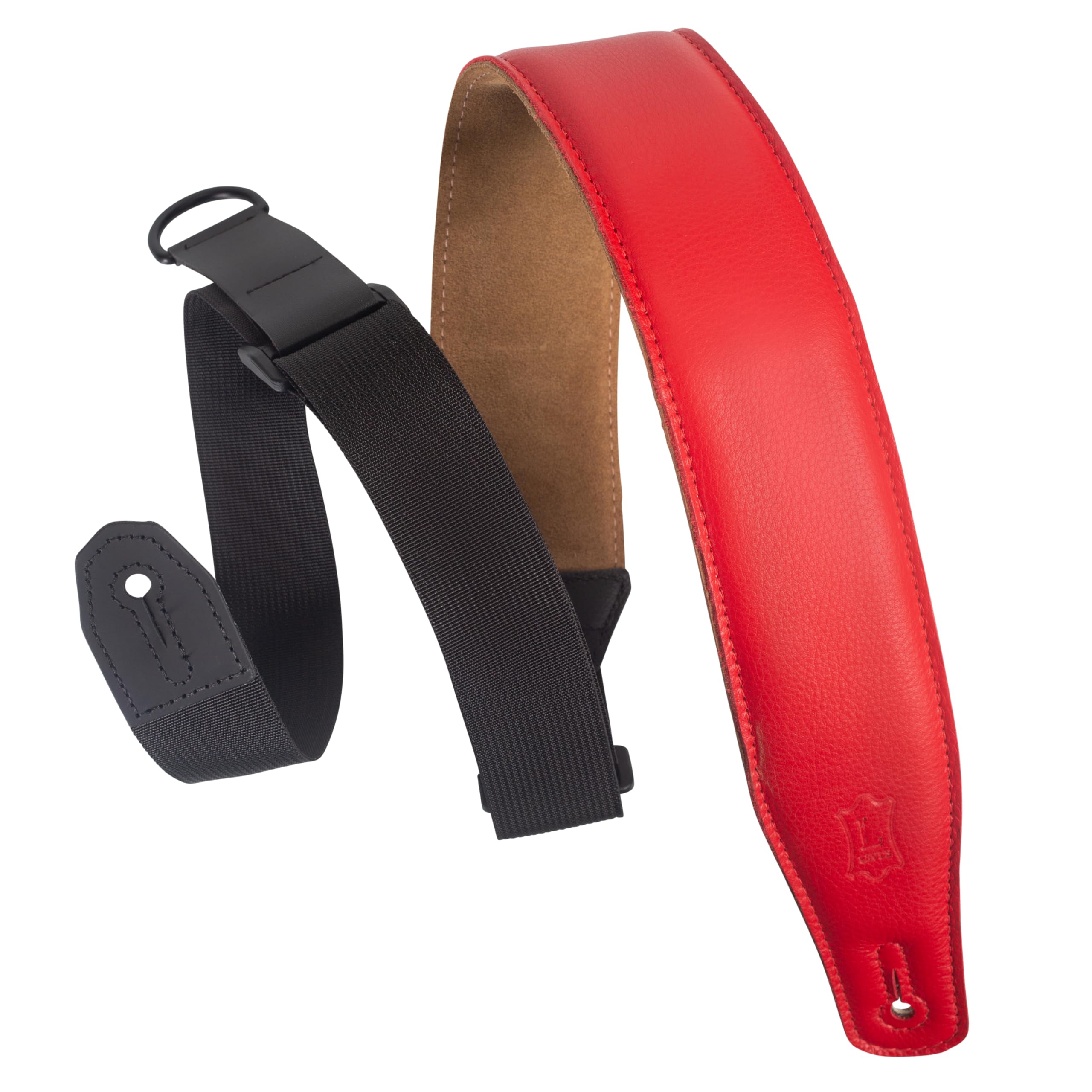 Levy's MRHGS-RED Right Height Garment Leather w Suede Backing Padded 2 1/2" - Red — image 1