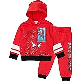 Marvel Spider-Man Boys’ Lenticular Hoodie and Jogger Pants Set, 2-Piece Fleece Outfit