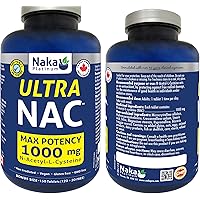 🇨🇦 Naka Platinum Ultra NAC, Max potency 1000mg (N-Acetyl-L-Cysteine), Made in Canada (150 Count (Pack of 1))