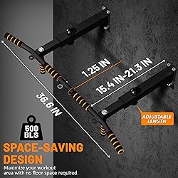 FICTOR Pull Up Bar,Adjustable Ceiling Mount Wall
