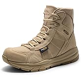 NORTIV 8 Men's Lightweight Military Tactical Work Boots Outdoor Hiking Motorcycle Combat Boots