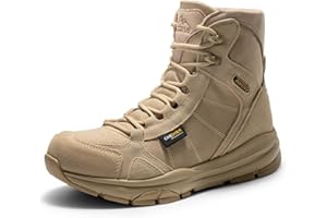 NORTIV 8 Men's Lightweight Military Tactical Work Boots Outdoor Motorcycle Breathable Combat Boots