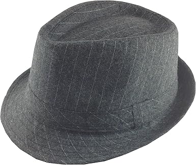 charcoal fedora hat