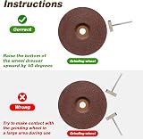 Mozeat Lens 3 PCS Diamond Grinding Wheel Dresser for Bench Grinder Stone view 4