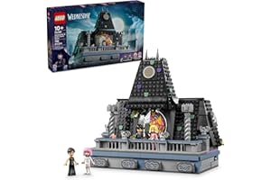 LEGO Wednesday & Enid's Dorm Room Playset - Building Toy for Pretend Play with 4 Minifigures - Wednesday Addams Doll for Kids, Girls & Boys, Ages 10+ - Gift Idea for Birthday - 76781