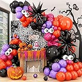 Halloween Balloon Arch,Balloon Garland with Purple