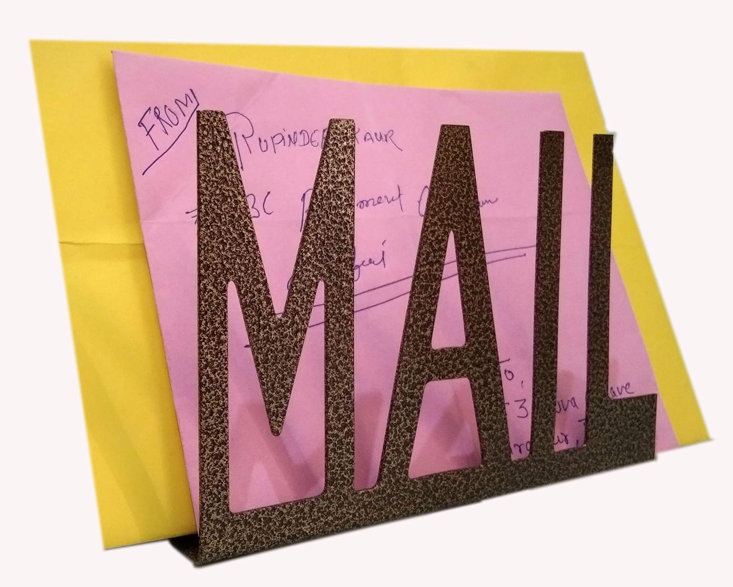 Best Desktop Or Kitchen Counter Letter Holder