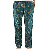 ROCK ATOLL Men's Novelty Print Soft Cotton Knit Long Pajama Lounge Pant Bottoms