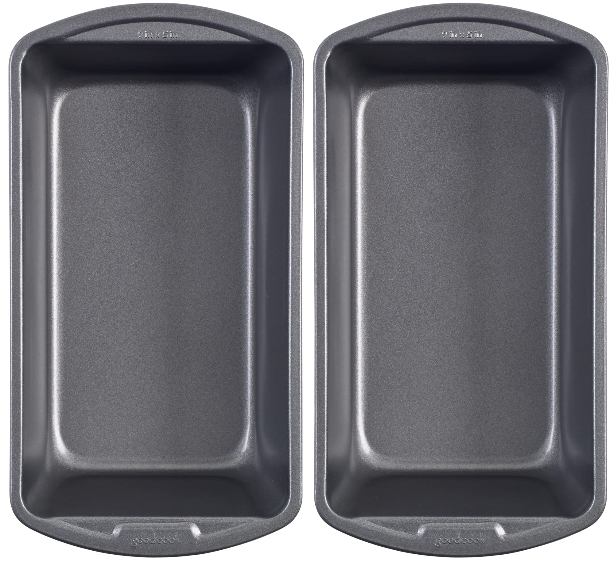 Photo 1 of ***ONLY ONE***
GoodCook Nonstick Loaf Pan 9 x 5-Inch Heavy-Duty Steel Bakeware with Easy-Clean Non-Stick Coating, Oven & Dishwasher Safe Pan for Meatloaf Breads Lasagnas Casseroles & More, Set of 2, Gray