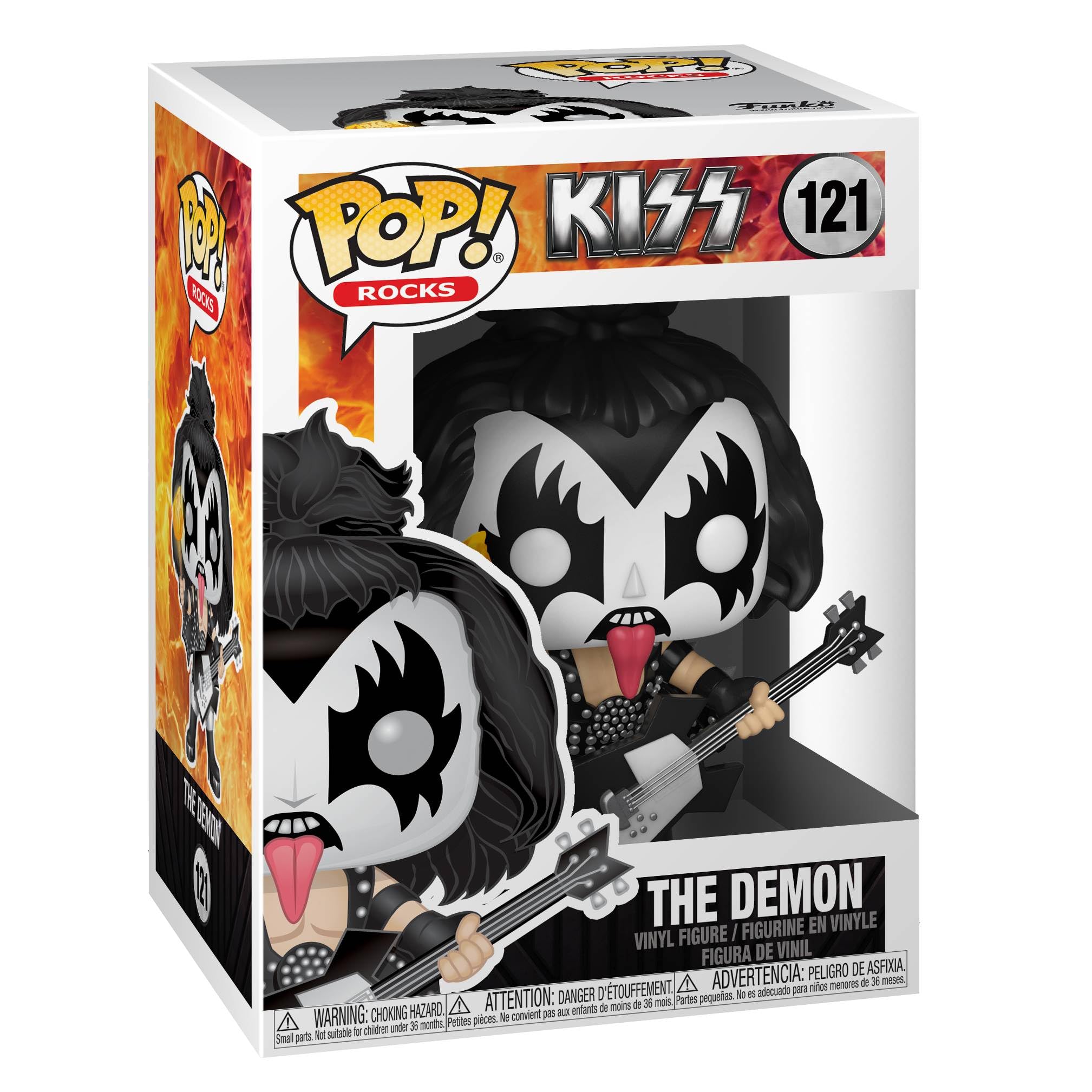 Funko POP! Rocks: KISS-The Demon - Collectable Vinyl Figure - Gift Idea - Official Merchandise - Toys for Kids & Adults - Music Fans - Model Figure for Collectors and Display