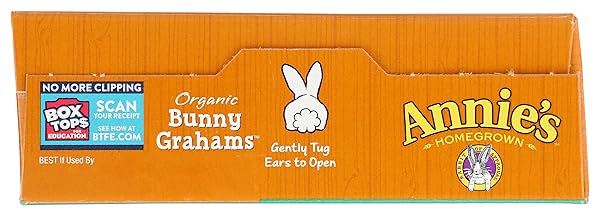 ANNIE’S ORGANIC BAKED BUNNY GRAHAM SNACKS, EASTER TREATS, HONEY, 7.5 OZ