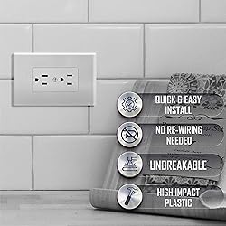 TayMac MW2500W Single-Gang Wallplate Non-Metallic