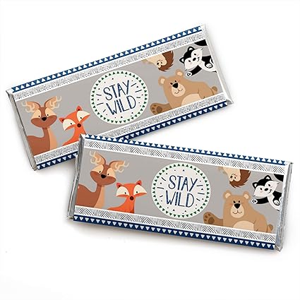 woodland baby shower party favors