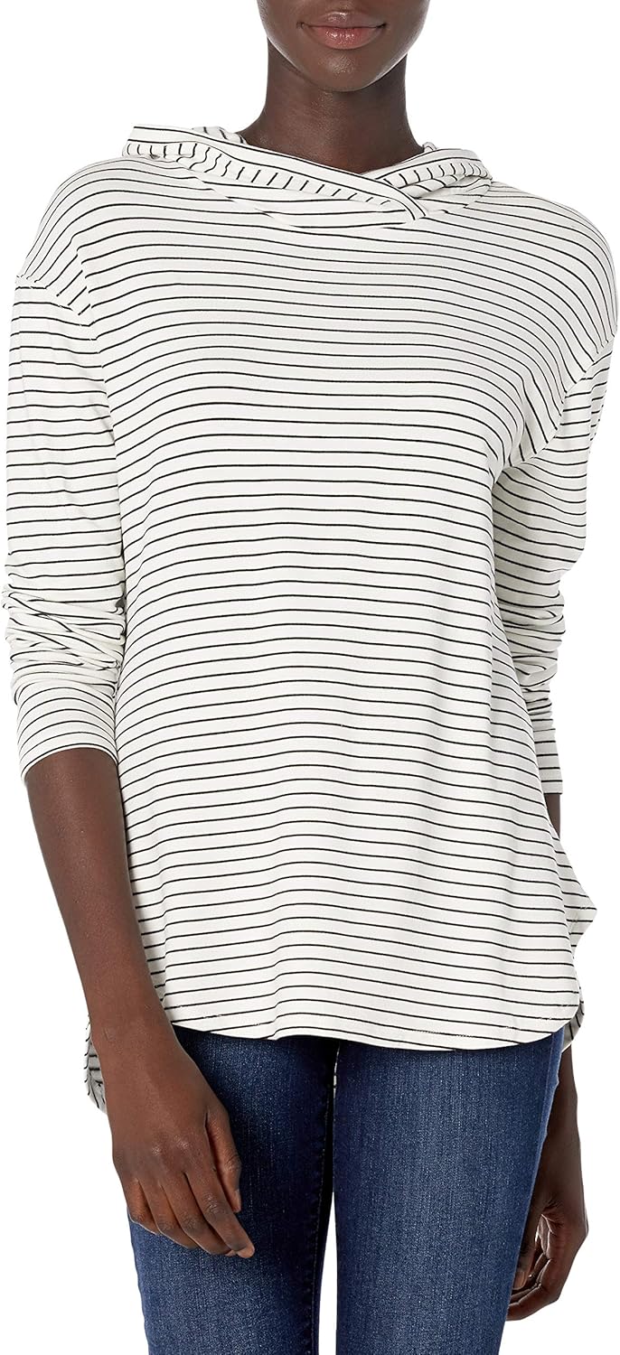 Brand - Daily Ritual Women's Supersoft Terry Long-Sleeve Hooded Pullover: Clothing
