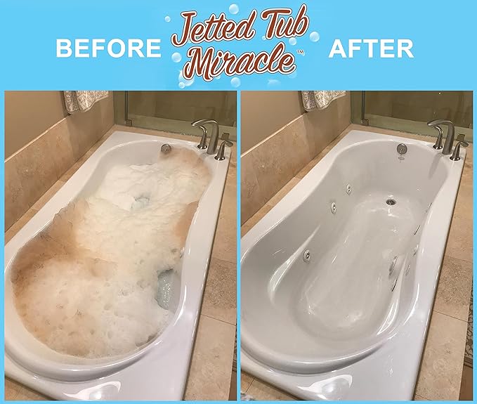 Jetted Tub Miracle Jet Bath System Cleaner For Jacuzzi Whirlpool American Standard Kohler 32 Fl Oz