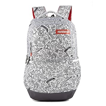 American Tourister Doodle Nxt 02 Grey Graffiti Casual Backpack