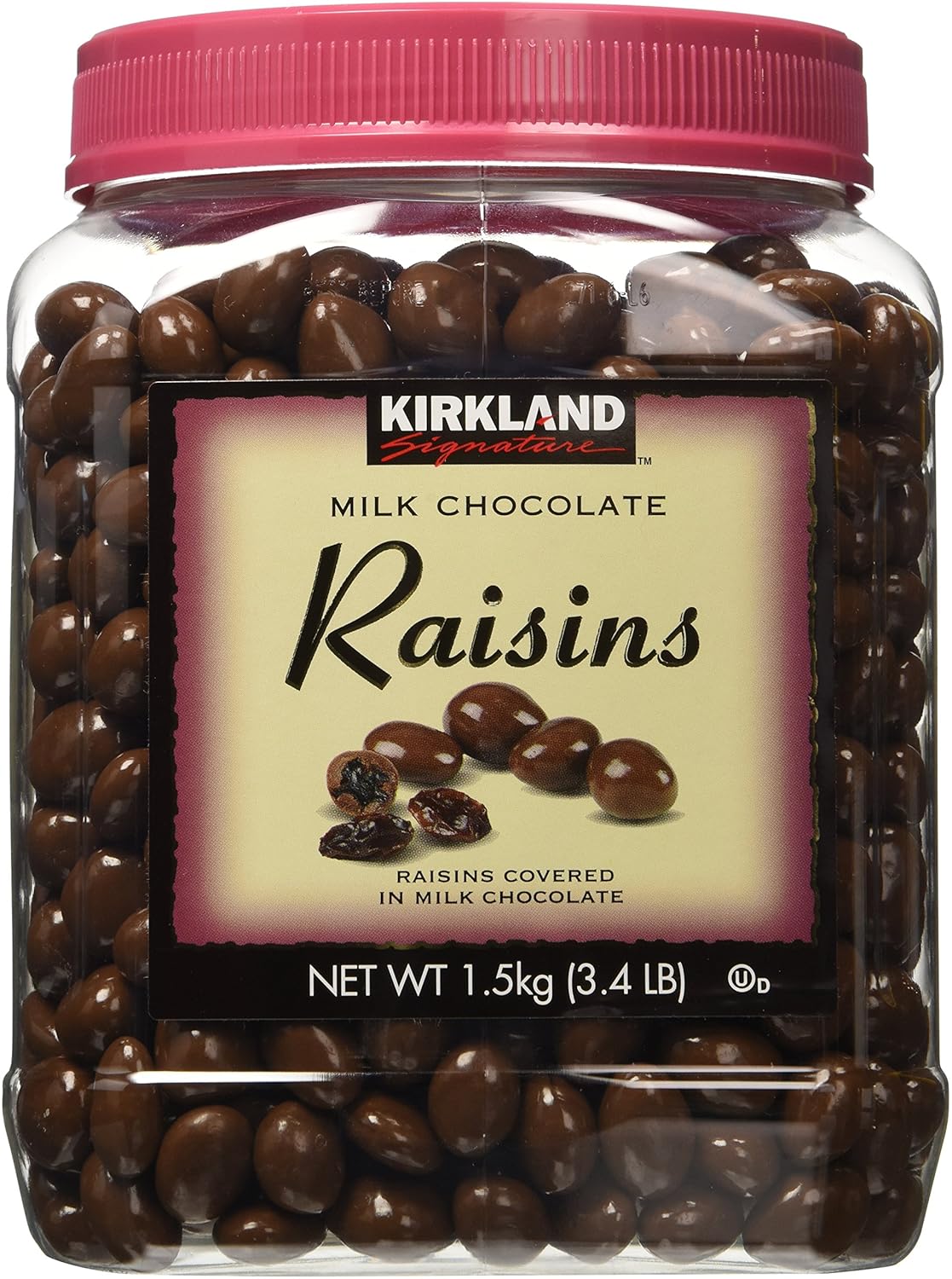 Amazon Com Kirkland Signature Milk Chocolate Raisins 54 Ounce