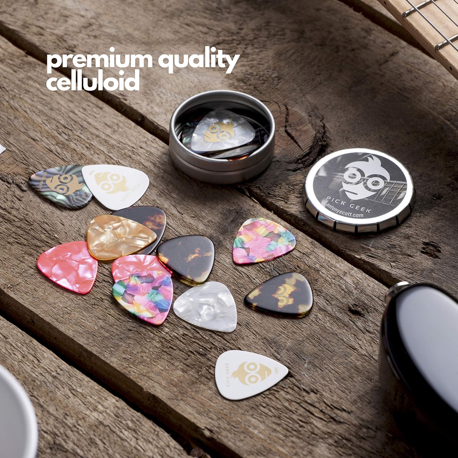 Pick Geek Guitar Picks, CLASSIC, Medium ,Heavy, Extar Heavy - Image 5