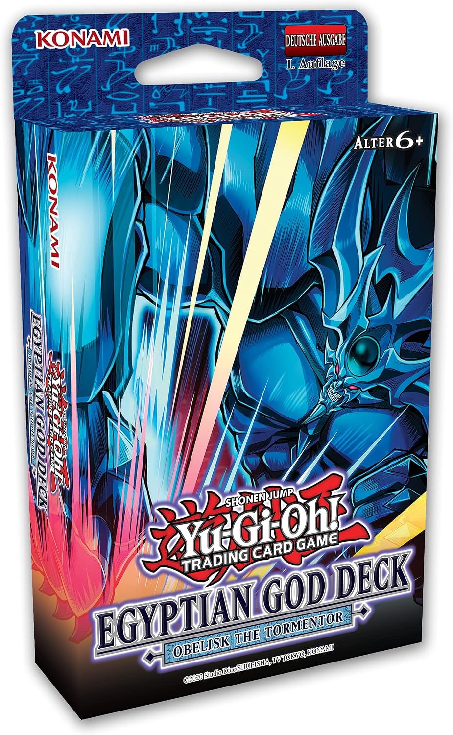 Yu-Gi-Oh! TRADING CARD GAME Egyptian Gods Deck: Obelisk the Tormentor - German Edition, Multicolor, 12.1 cm x 9.1 cm x 2.4 cm