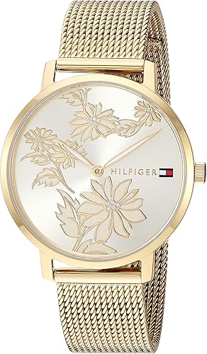tommy hilfiger gold tone watch